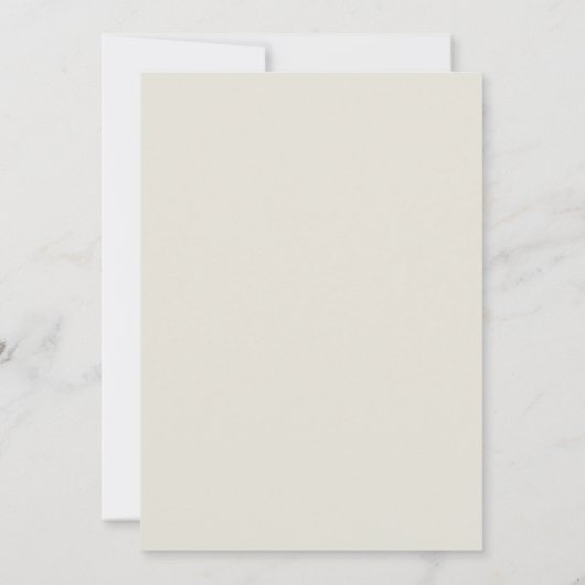  Eenvoudige Lily Floral Christelijk Bruiloft Kaart (Achterkant)