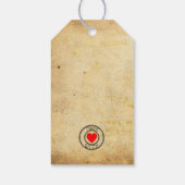 Eenvoudige Limoncello Bottle Hang Label Kraft Papi Cadeaulabel (Achterkant)