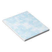 Eenvoudige Lined Custom Stars Sky Waterverf Notitieblok (Schuin)