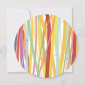 EENVOUDIGE LINES Bat Bar Mitzvah Uitnodiging (Achterkant)