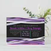 EENVOUDIGE LINES Weddenschap Kaart (Staand voorkant)