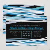 EENVOUDIGE LINES Weddenschap Kaart (Voorkant / Achterkant)