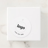 Eenvoudige logo aangepaste tekst zakelijke product bedankjes labels (In situ)
