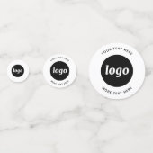 Eenvoudige logo aangepaste tekst zakelijke promoti confetti (Voorkanten)