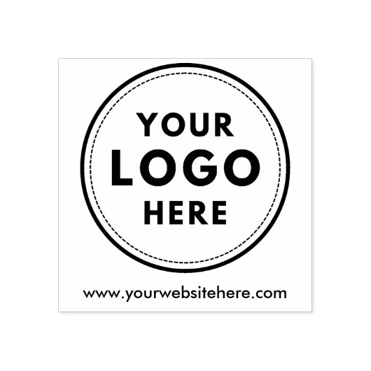 Eenvoudige Logo Bedrijfspakketten Rubberstempel (Afrduk)