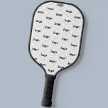 Eenvoudige Logo Bedrijfspatroon Promotie Pickleball Paddle<br><div class="desc">Eenvoudig logo-patroonontwerp om merkloyaliteit te bevorderen en uw kleine bedrijf te promoten. Vervang de logo door uw eigen aan te passen. Probeer ze zelf of gebruik ze voor uw medewerkers,  klanten en klanten.</div>
