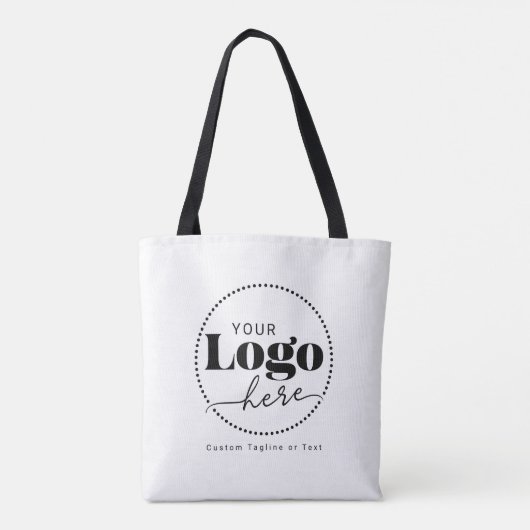 Eenvoudige Logo Branding Promotionele zaken Tote Bag (Achterkant)