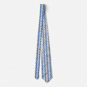 Eenvoudige Logo Business Blue-Stropdas Stropdas (Achterkant)