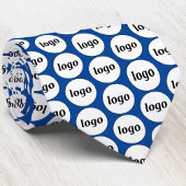 Eenvoudige Logo Business Blue-Stropdas Stropdas