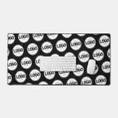 Eenvoudige Logo Business Pattern Desk Mat (Keyboard & Muis)
