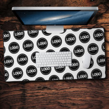 Eenvoudige Logo Business Pattern Desk Mat