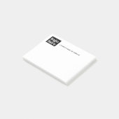 Eenvoudige Logo Business Post it Notes (Schuin)