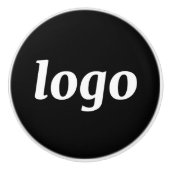 Eenvoudige Logo Business promotionele branding Keramische Knop (Voorkant)