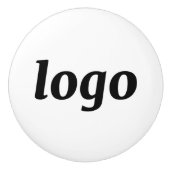 Eenvoudige Logo Business promotionele branding Keramische Knop (Voorkant)
