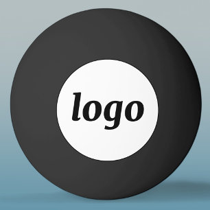 Eenvoudige Logo Business promotionele branding Pingpongbal