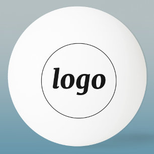 Eenvoudige Logo Business promotionele branding Pingpongbal