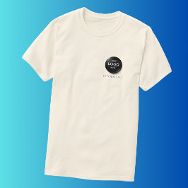 Eenvoudige Logo en Tekst Bedrijfs T-Shirt