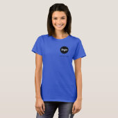 Eenvoudige Logo en tekst Business T-Shirt (Voorkant volledig)