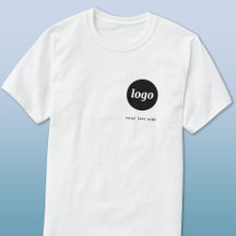 Eenvoudige Logo en tekst Business T-Shirt