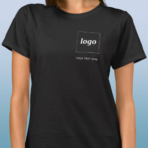 Eenvoudige Logo en tekst Business T-Shirt