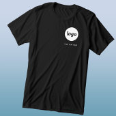 Eenvoudige Logo en tekst Business T-Shirt