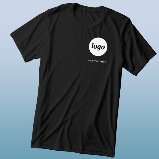 Eenvoudige Logo en tekst Business T-Shirt