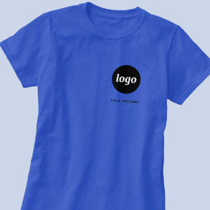 Eenvoudige Logo en tekst Business T-Shirt