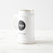 Eenvoudige Logo en Tekst Zakelijk Bierpul (Voorkant links)
