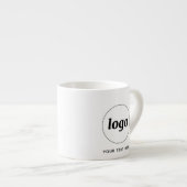 Eenvoudige Logo en Tekst Zakelijk Espresso Kop (Voorkant rechts)
