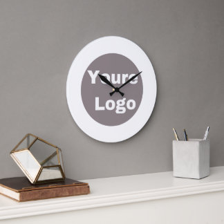 Eenvoudige logo en tekst Zakelijk personaliseren Grote Klok