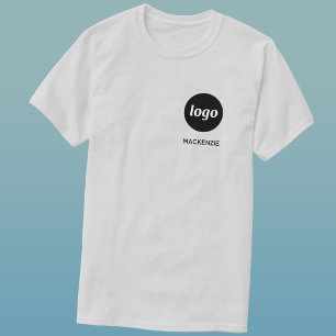 Eenvoudige Logo en Tekst Zakelijk T-Shirt