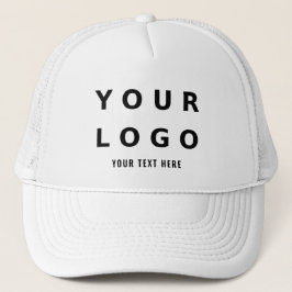 Eenvoudige logo en tekst Zakelijk Trucker Pet