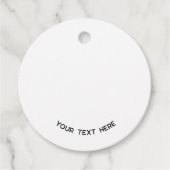 Eenvoudige Logo en Tekst Zakelijke Prijs Labels (Voorkant)