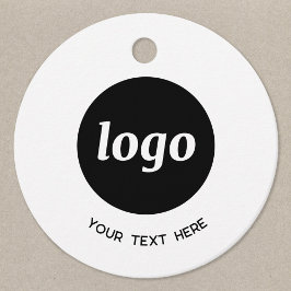 Eenvoudige Logo en Tekst Zakelijke Prijskaartjes Bedankjes Labels