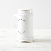 Eenvoudige Logo- en teksthandel Bierpul (Voorkant links)