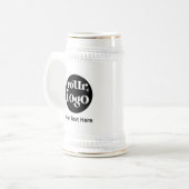 Eenvoudige Logo- en teksthandel Bierpul (Voorkant links)
