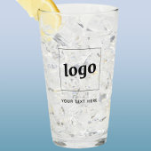 Eenvoudige Logo- en teksthandel Glas