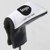 Eenvoudige Logo- en teksthandel Golfheadcover (3/4 voorkant)