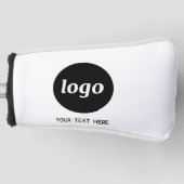 Eenvoudige Logo- en teksthandel Golfheadcover (Voorkant)