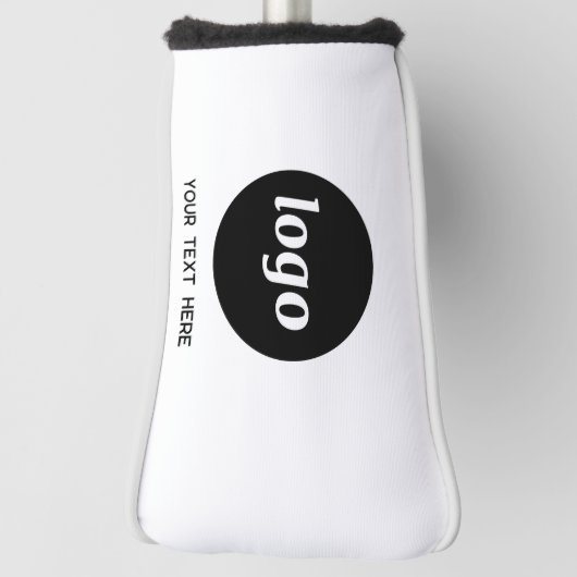 Eenvoudige Logo- en teksthandel Golfheadcover (Draai 90)
