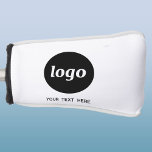 Eenvoudige Logo- en teksthandel Golfheadcover<br><div class="desc">Eenvoudige logo en aangepaste tekst voor uw bedrijf. Vervang de logo en de tekst met uw om aan te passen. Gebruik hen zelf,  geef hen aan uw werknemers en medewerkers,  verkoop hen aan klanten en cliënten of geef hen weg als promotiemateriaal om klantenloyaliteit te inspireren.</div>