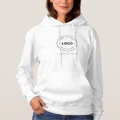 Eenvoudige Logo- en teksthandel Hoodie (Voorkant)