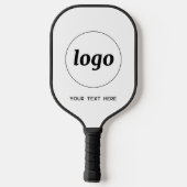 Eenvoudige Logo- en teksthandel Pickleball Paddle (Achterkant)