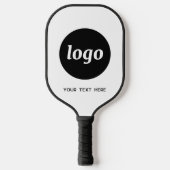 Eenvoudige Logo- en teksthandel Pickleball Paddle (Voorkant)
