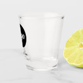 Eenvoudige Logo- en teksthandel Shot Glas (Rechts)
