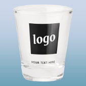 Eenvoudige Logo- en teksthandel Shot Glas