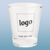 Eenvoudige Logo- en teksthandel Shot Glas