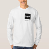 Eenvoudige Logo- en teksthandel T-shirt (Voorkant)