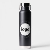 Eenvoudige Logo- en teksthandel Waterfles (Voorkant)