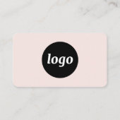 Eenvoudige Logo- en tekstkniproze Visitekaartje (Achterkant)